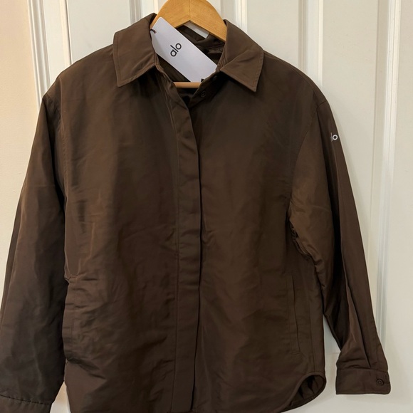 NWT ALO Yoga Women's Social Shacket in XS color Espresso - Picture 1 of 6